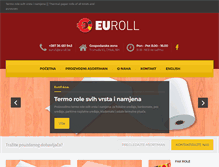 Tablet Screenshot of euroll.ba